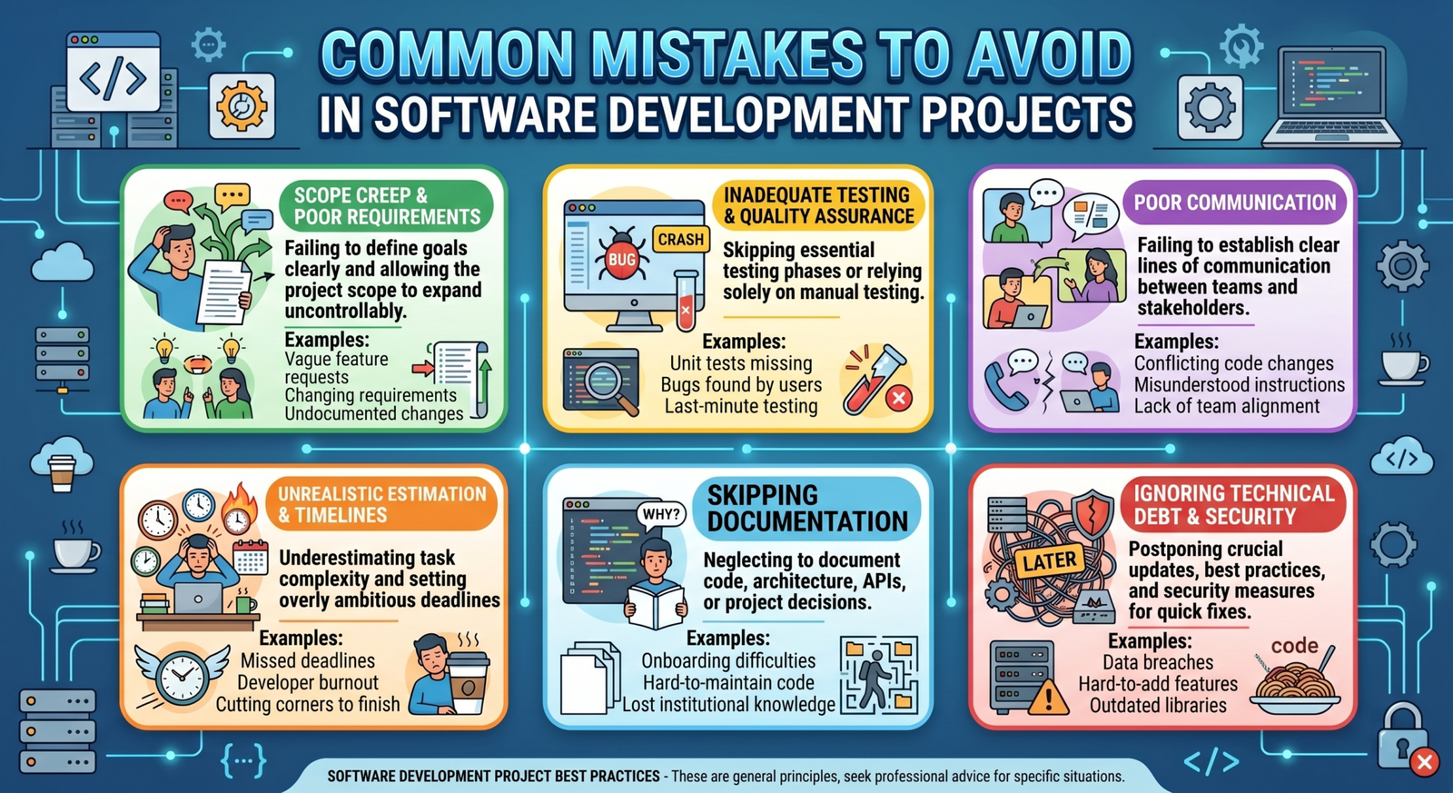 Common Mistakes to Avoid in Software Development Projects - Byte Brew